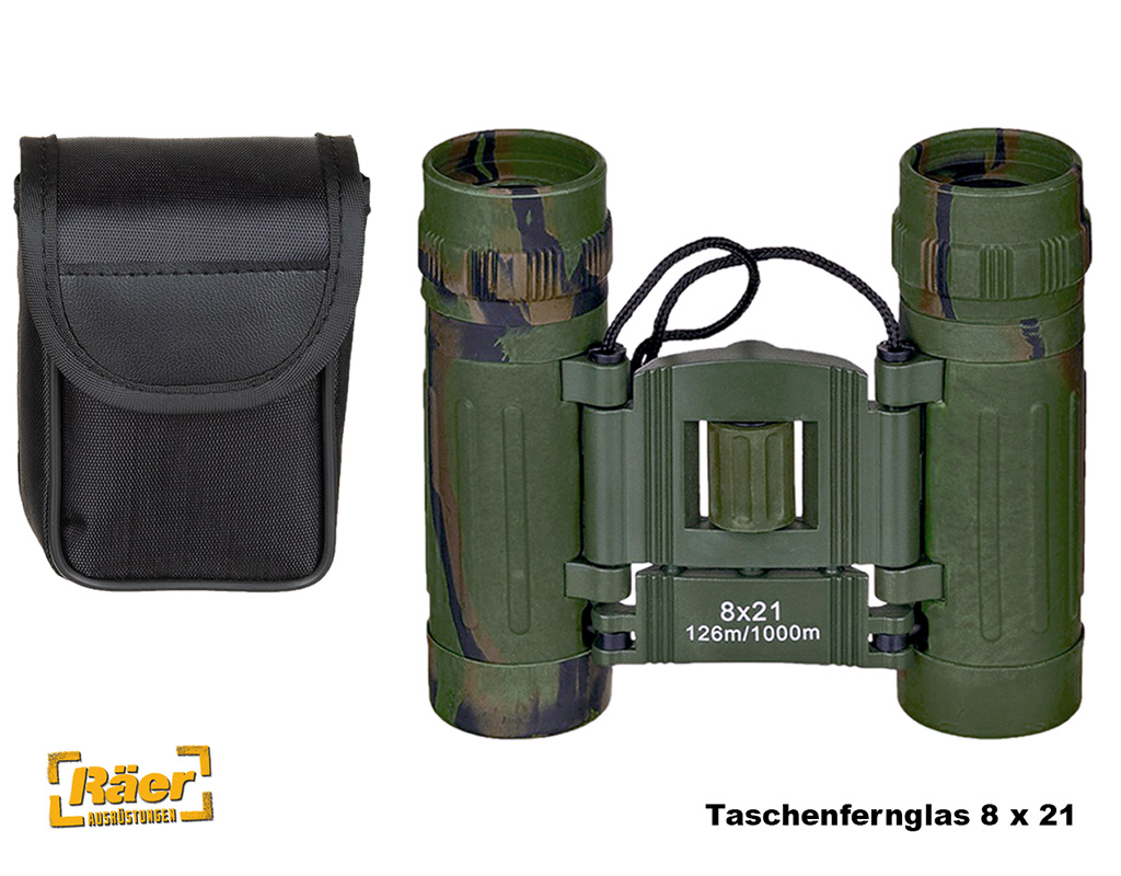 Taschenfernglas 8 x 21    A
