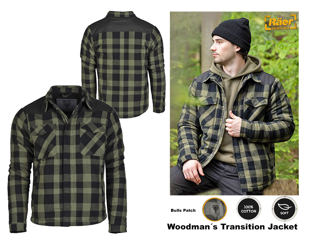 Woodsman Transition Jacket, Mil-Tec    A