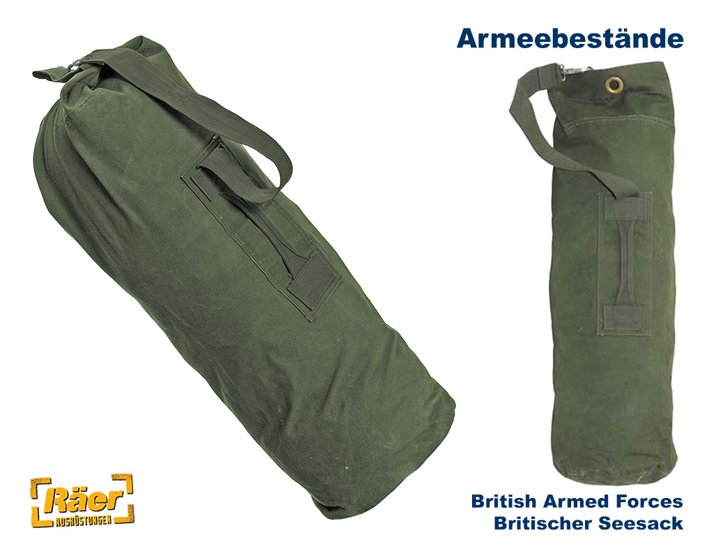 Britischer Seesack, 90x28 cm (HxD)   B