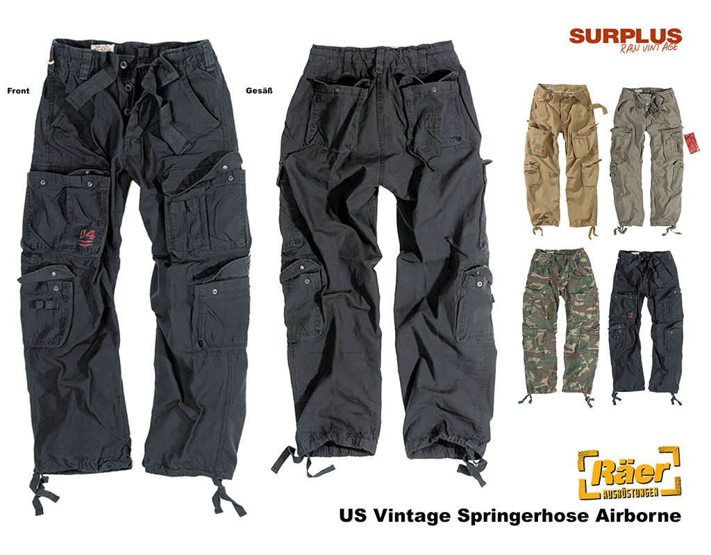 Surplus Vintage Springerhose, Airborne    A