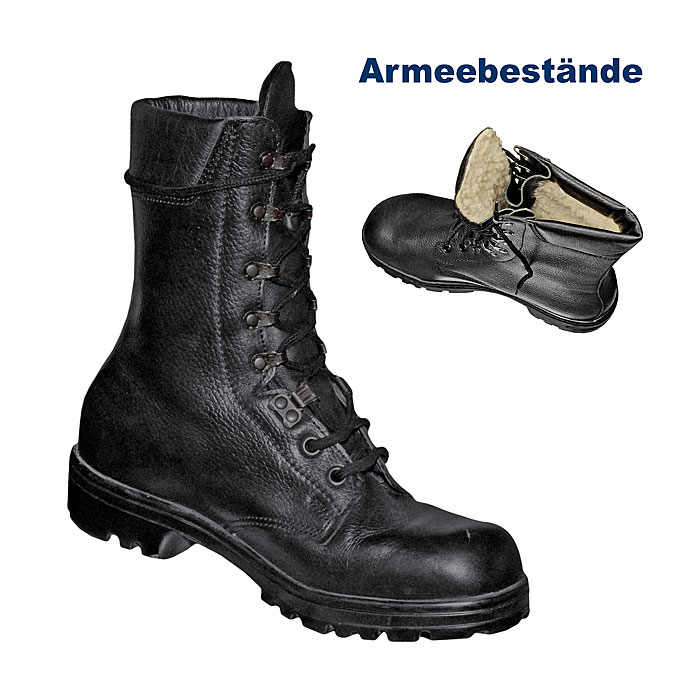 Holländischer Kampfstiefel, Pelz gefüttert  A