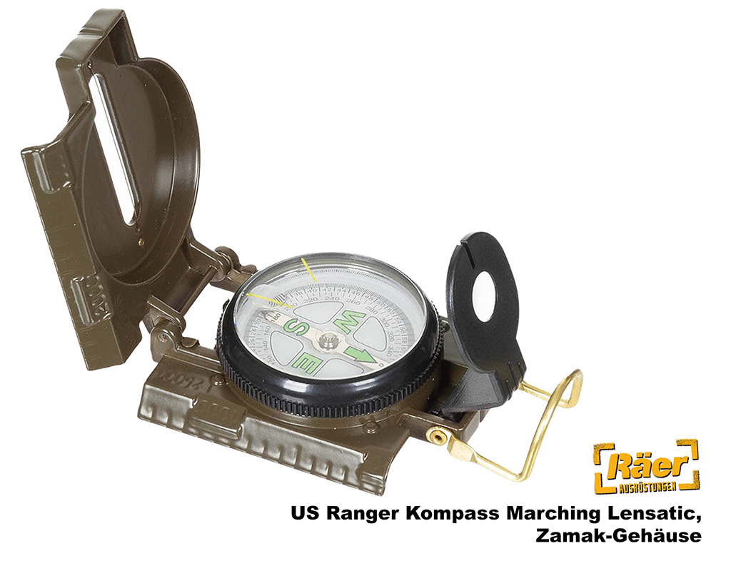 US Ranger-Kompass, Zamakgehäuse, Imp.    A