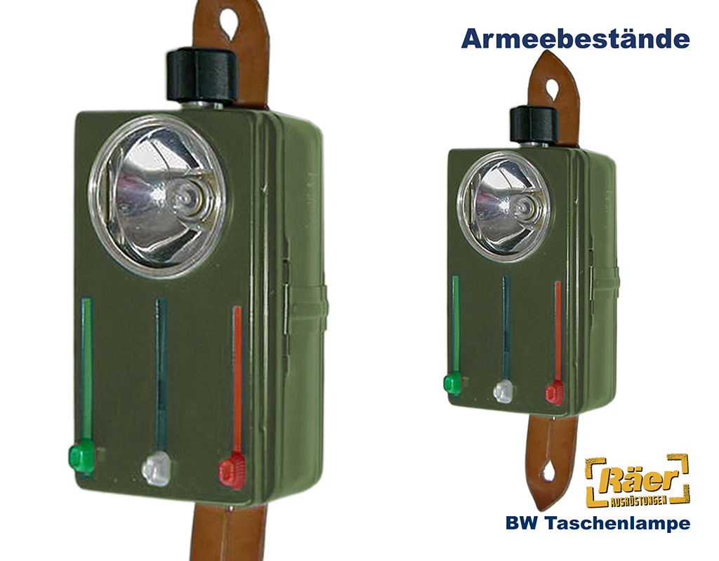 BW Taschenlampe, oliv    B