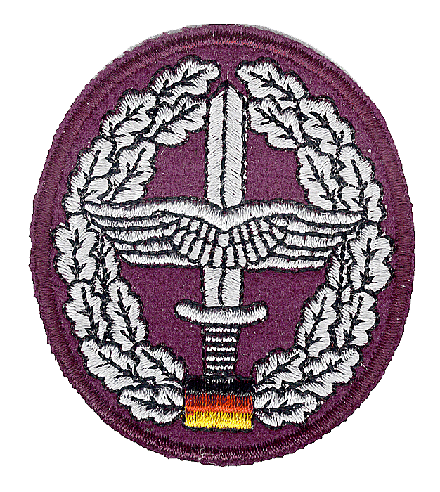 Artikelbild 2 des Artikel: BW Barettabzeichen, Textil, Maschinen gestickt A BW Barettabzeichen, Textil, Maschinen gestickt A