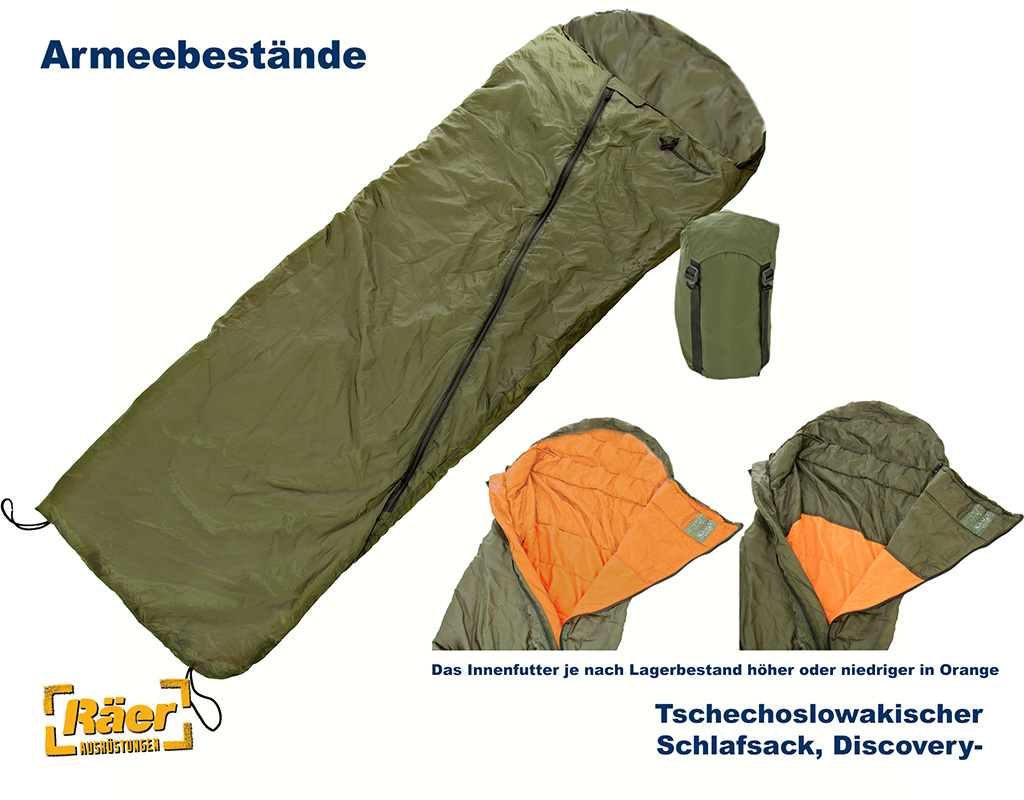 Tschechischer Schlafsack Discovery, Sommer    B