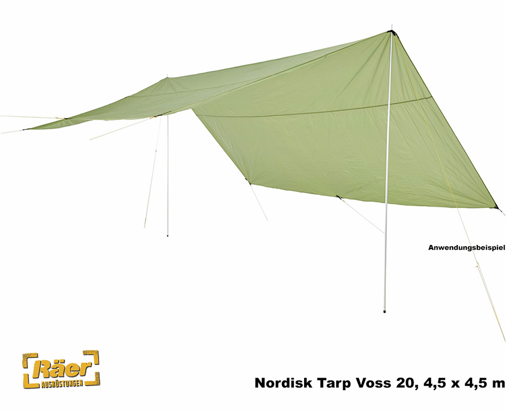 Nordisk Tarp Voss PU 20, Dark olive    A