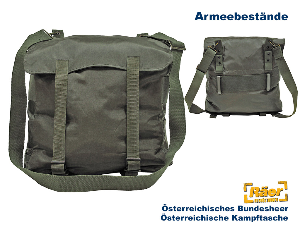 Österreichische Kampftasche mit Schulterriemen   B