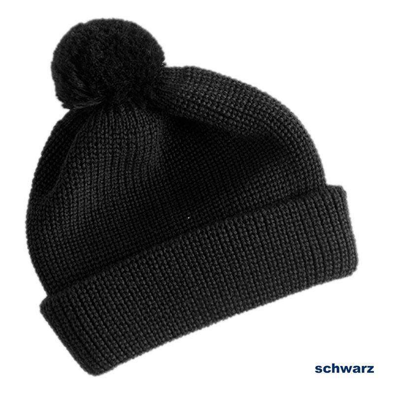 Bommelmütze Elbe Team, 100% Wollstrick... A