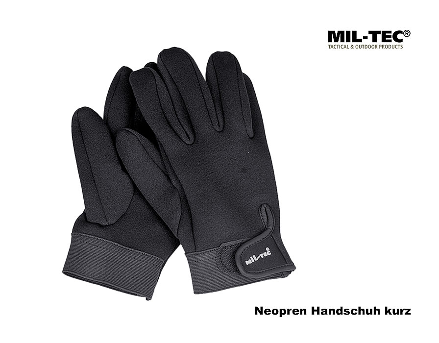 Neopren Fingerhandschuhe kurz (3 mm)    A