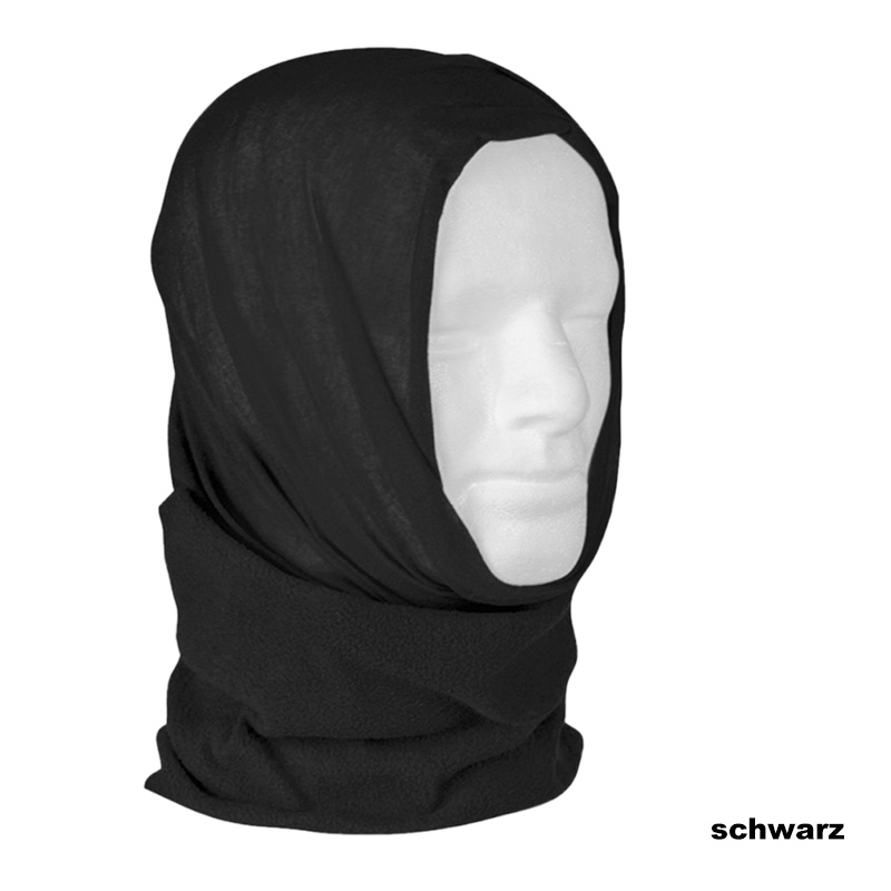 Multifunktion Headgear Schlauchschal Winter uni A