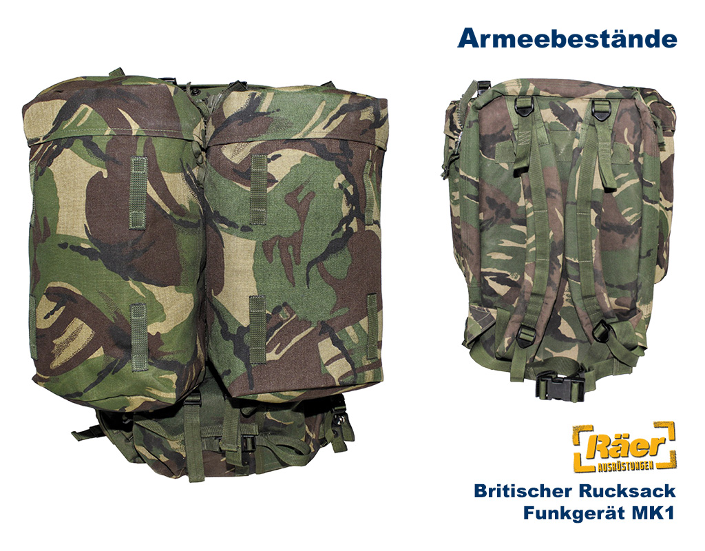 Britischer Rucksack Funkgerät MK1, DPM    B