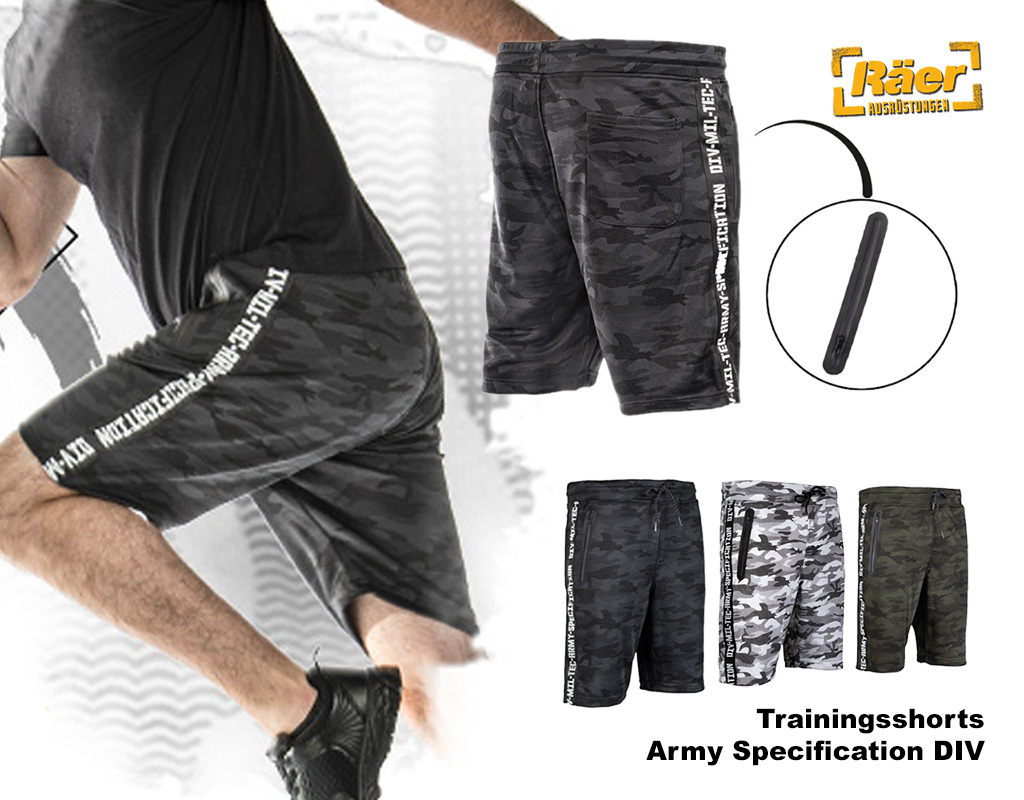 DIV Trainingsshorts Army Specification    A
