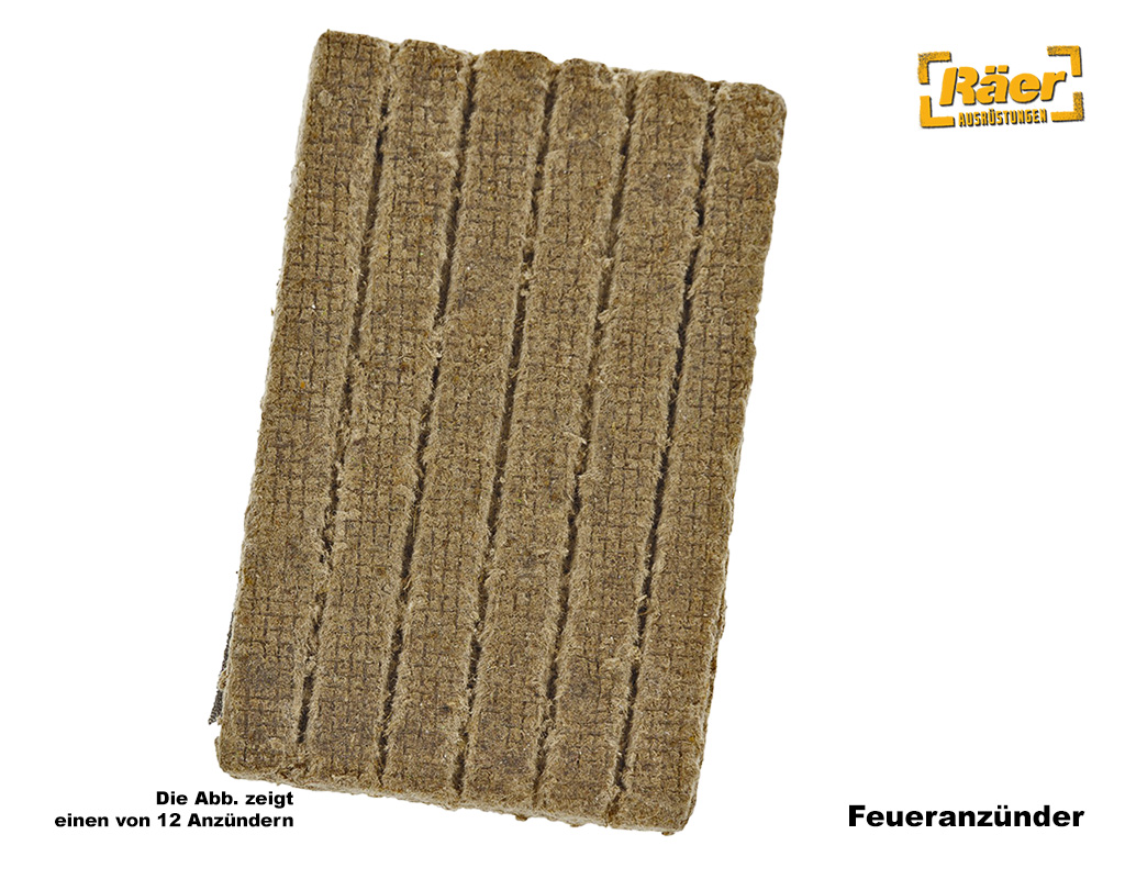Feueranzünder, 12 x 6er-Wachsstäbe     A