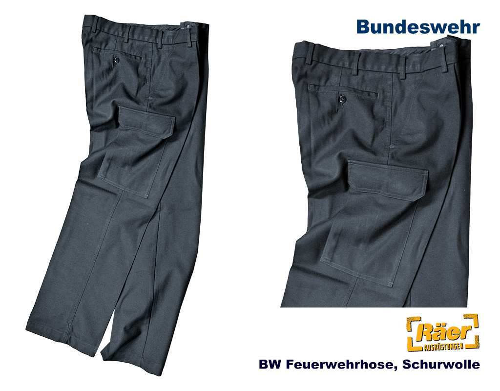 BW Feuerwehr Uniformhose, Schurwolle     B