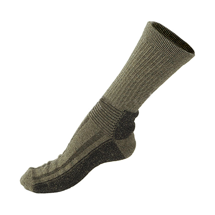 Schwedische Stiefelsocken, oliv    A