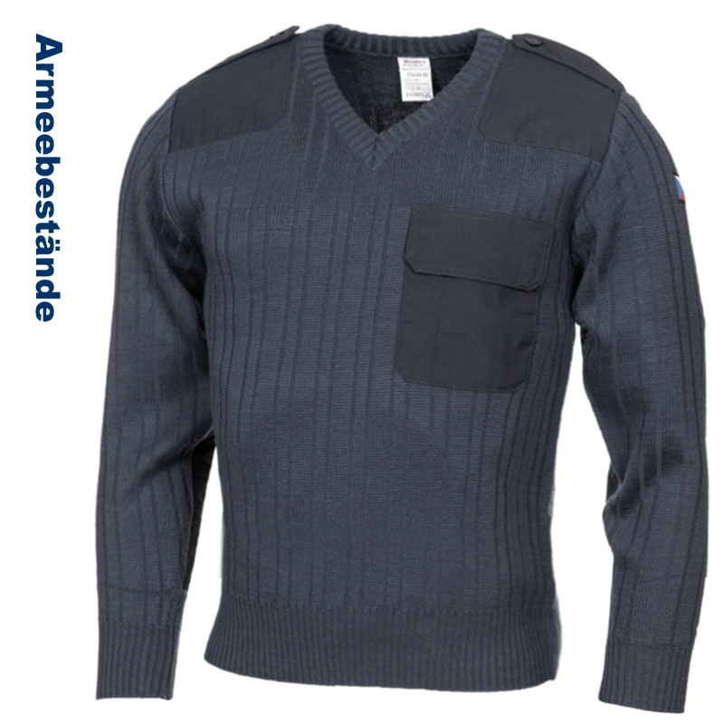 Tschechischer Wollpullover M97, blau... A/B