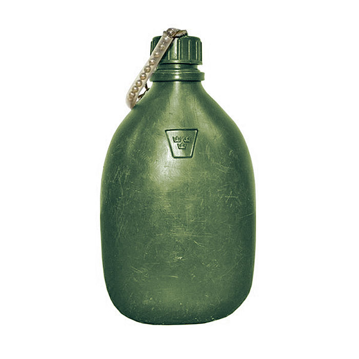 Schwedische Feldflasche, Kunststoff    B