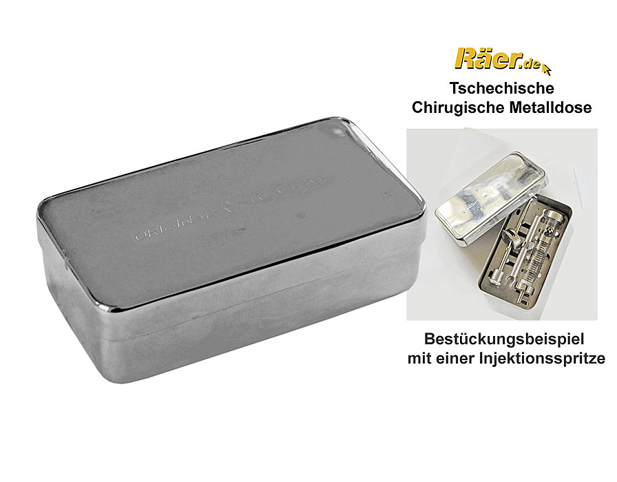Tschechische Blechschachtel, groß    A/B