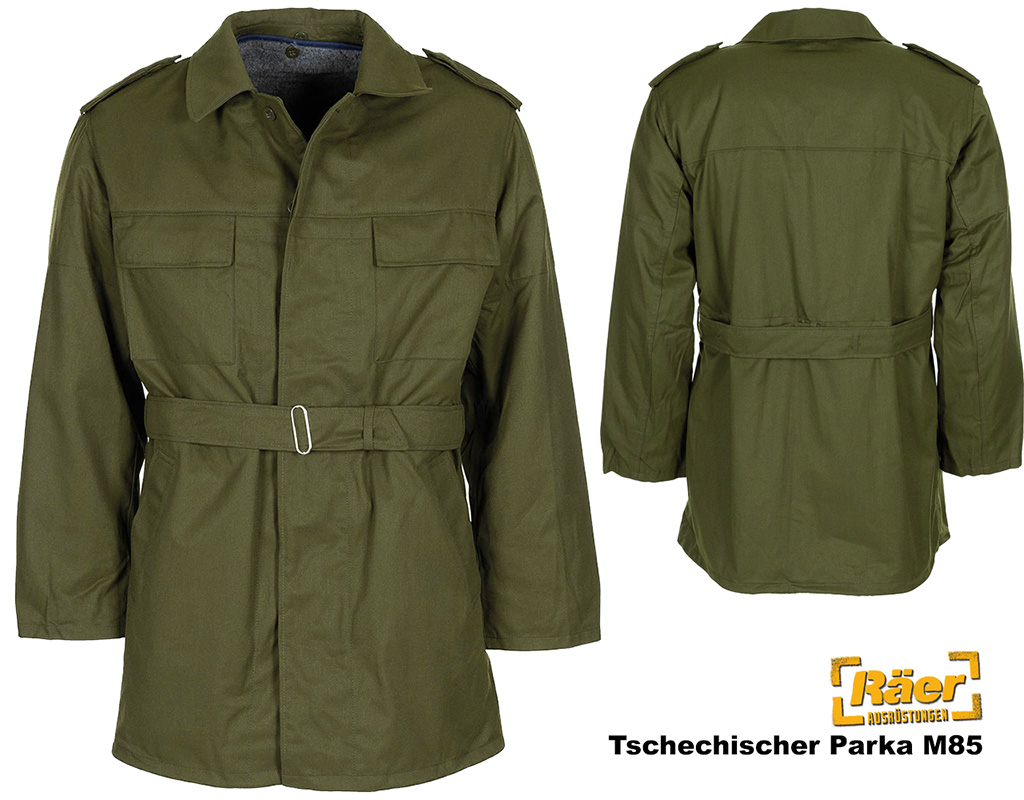 Tschechische Feldjacke M85 m. Webpelzfutter    B