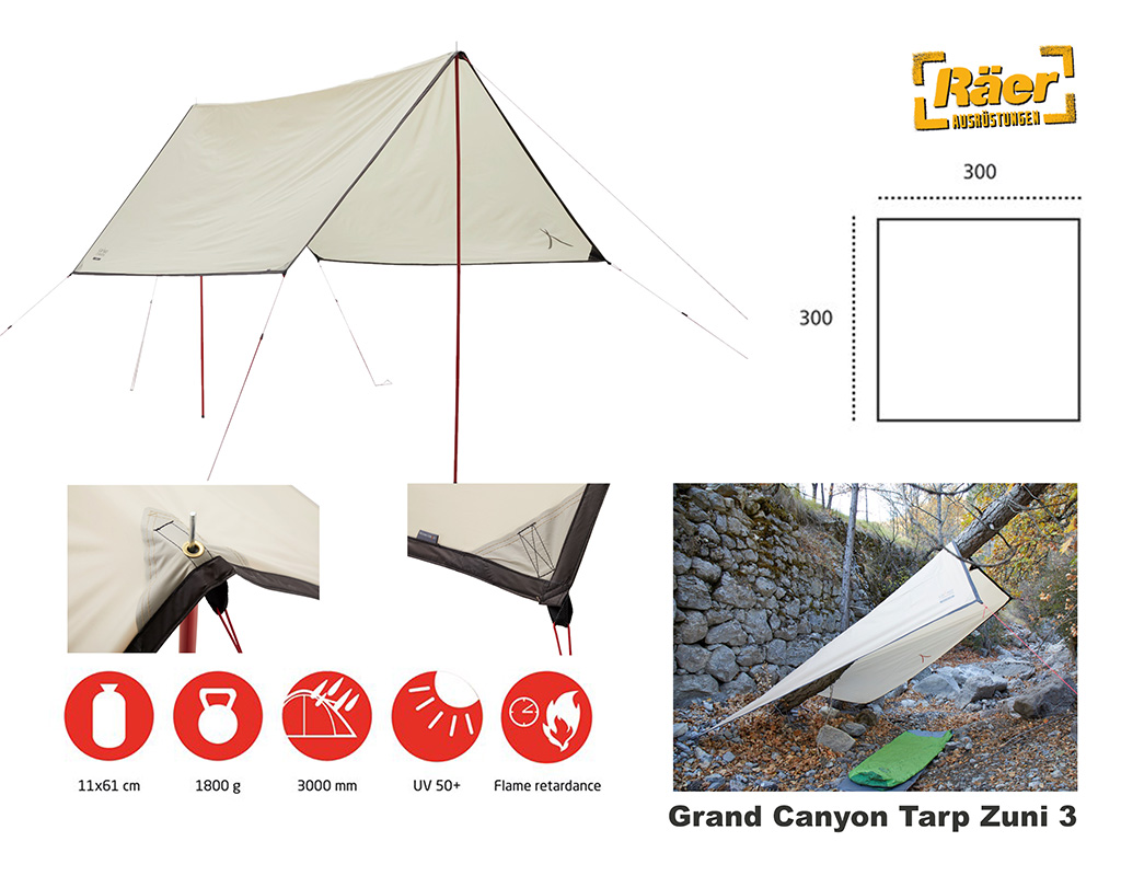 Grand Canyon Tarp Zuni 3, mojave desert    A