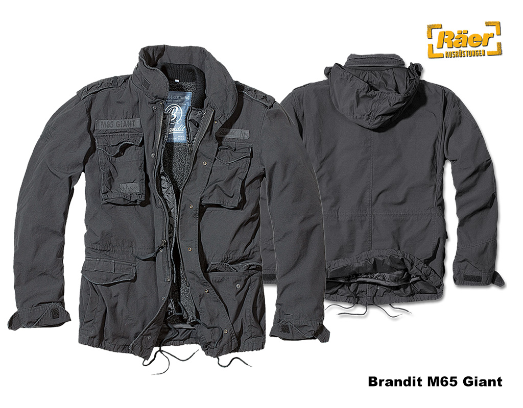 US Feldjacke M65 Giant, schwarz    A