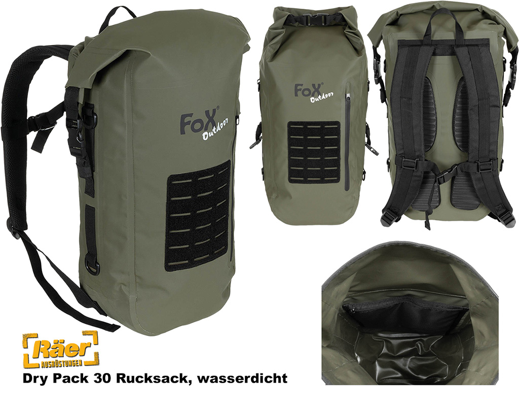 Dry Pack 30 Rucksack, wasserdicht IPX6    A