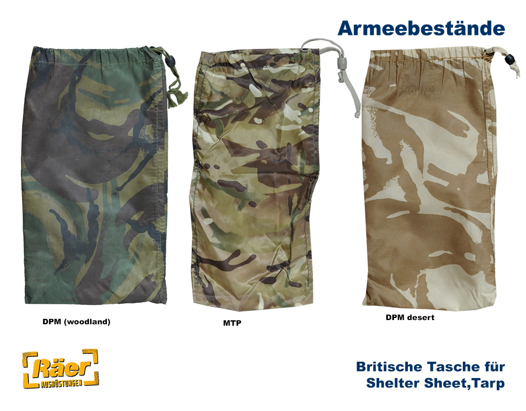 Britische Schutzplanentasche Tarp... B