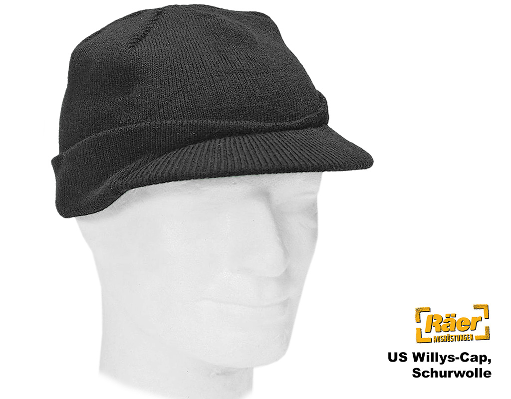 US Willys-Cap, Wolle, one Size    A