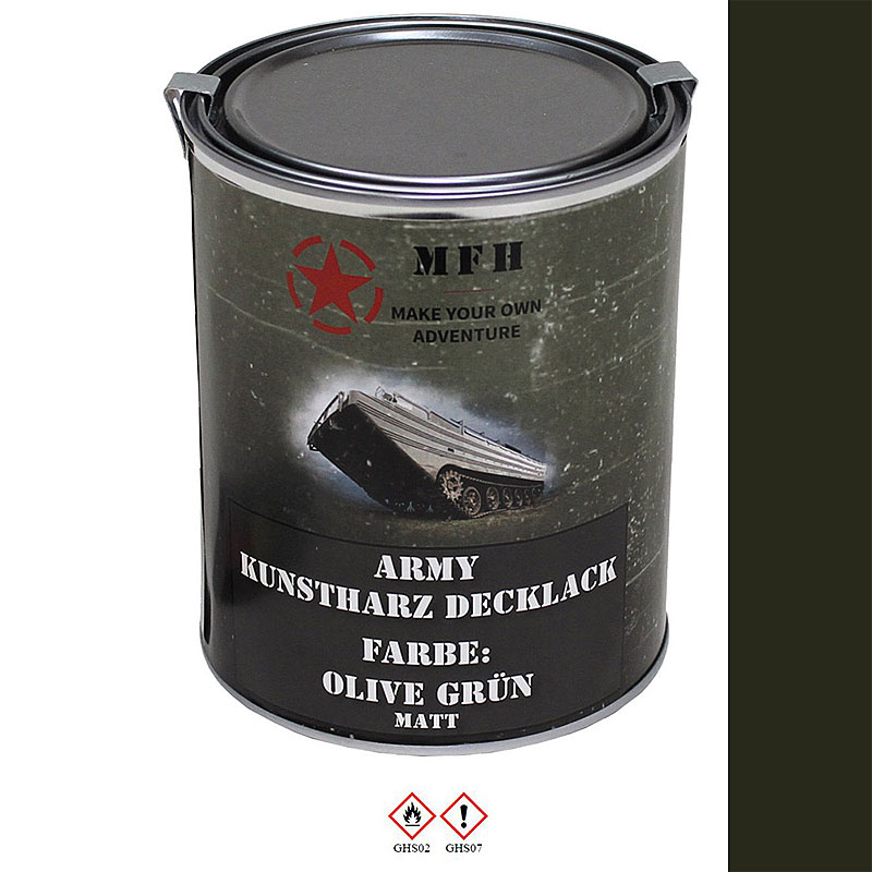 MFH Armee Streichlack matt, 1000 ml Farbdose    A