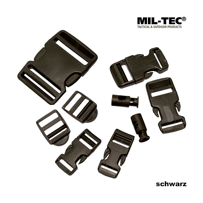 BW Schnallensortiment, Buckles Set, Kunststoff   A