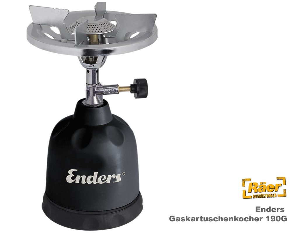 Enders Gaskocher Olymp 190G, schwarz    A