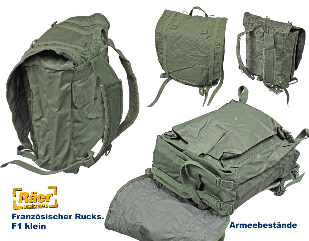 Französischer Rucksack F1 klein    B