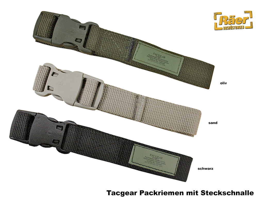 Tacgear BW Packriemen m. Steckschnalle    A