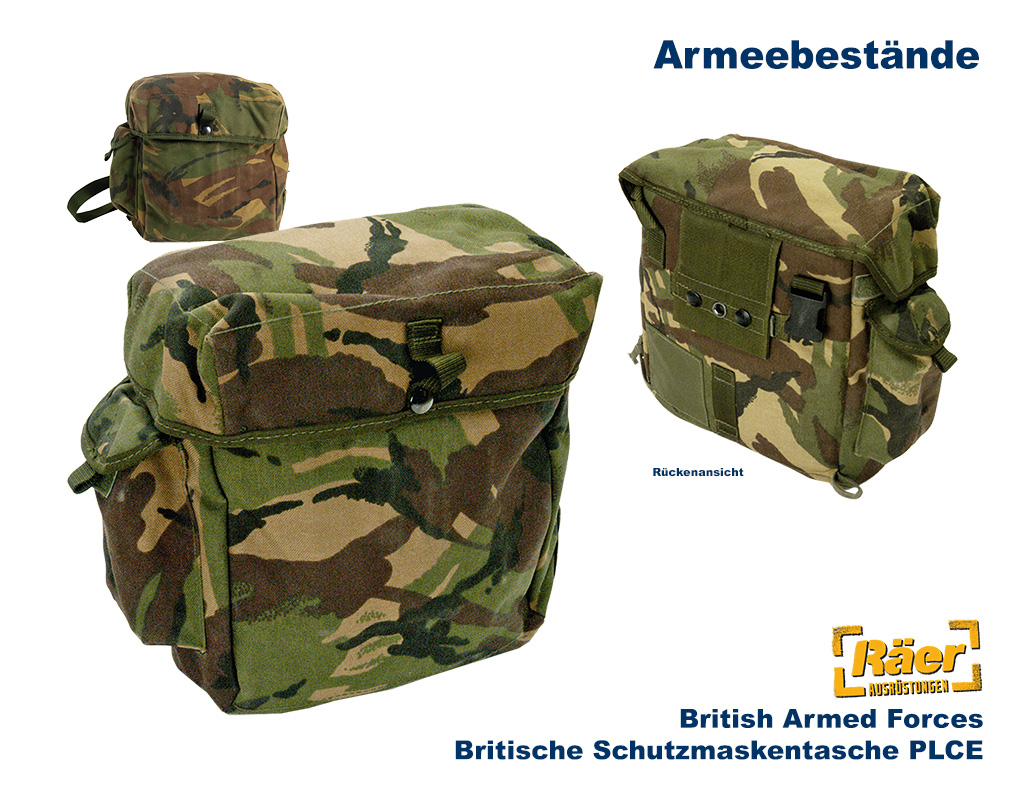 Britische Schutzmaskentasche PLCE, DPM    B