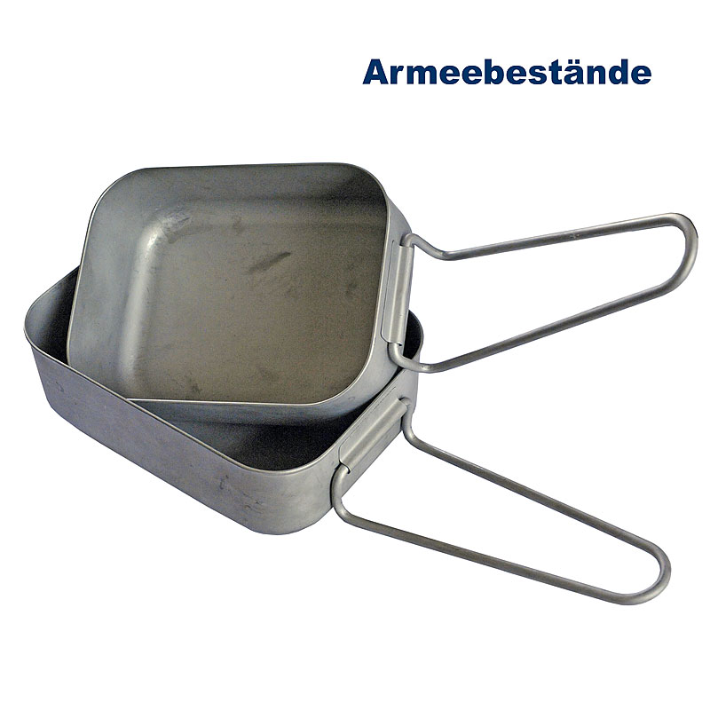 Holländisches Ess-/Kochgeschirr, 2tlg, Edelst. B
