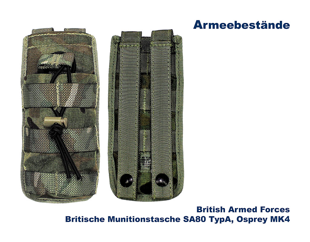 Britische SA80 Einzelmagazintasche Typ-A    A/B