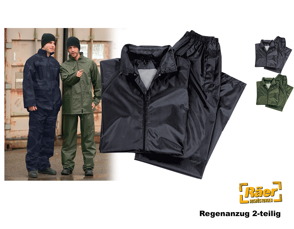 Nässeschutzanzug 2-teilig, Regenanzug... A