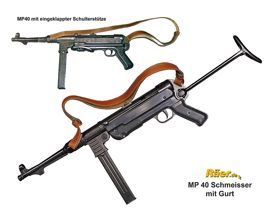 Modellwaffe WH MP40 Schmeisser    A