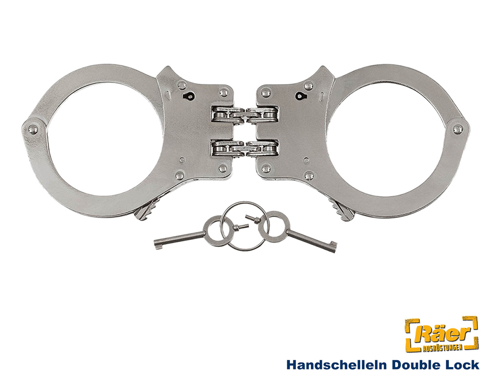 Handschellen Edelstahl, Doublelockfunktion A