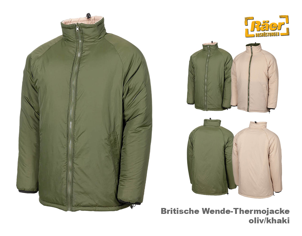 Britische Wende-Thermojacke    A