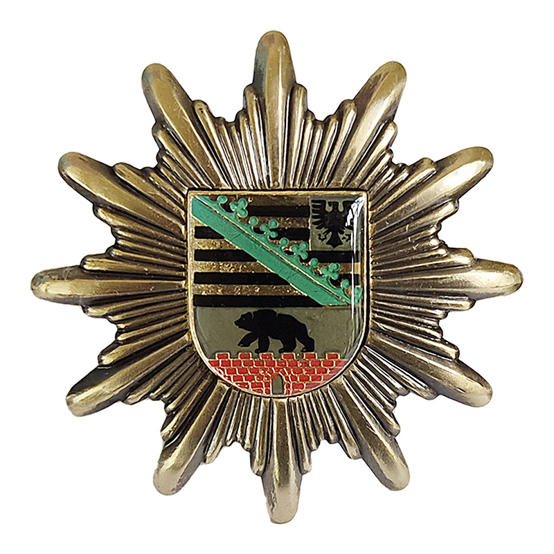 Polizei Mützenstern, Metall 52 mm    A/B