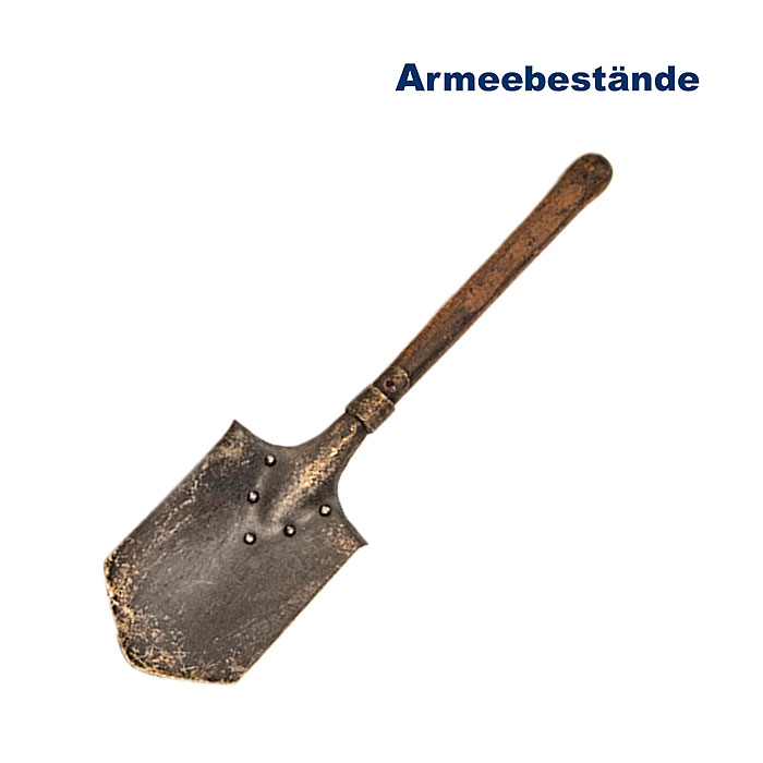 Ungarischer Feldspaten, Holzstiel    B