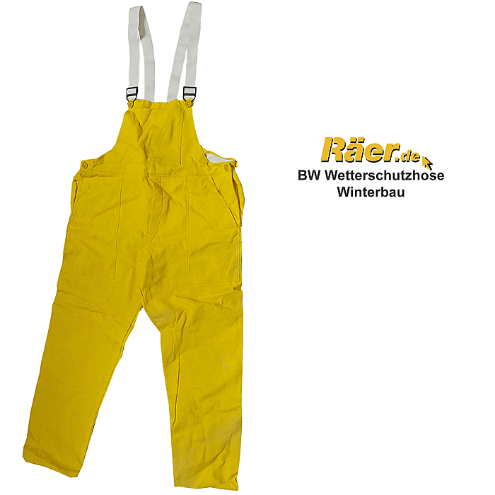 BW Wetterschutzhose - Ölzeughose, Winterbau    B