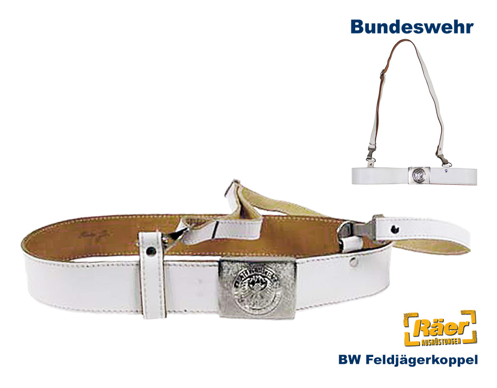BW Feldjägerkoppel 50 mm mit Schultergurt    B
