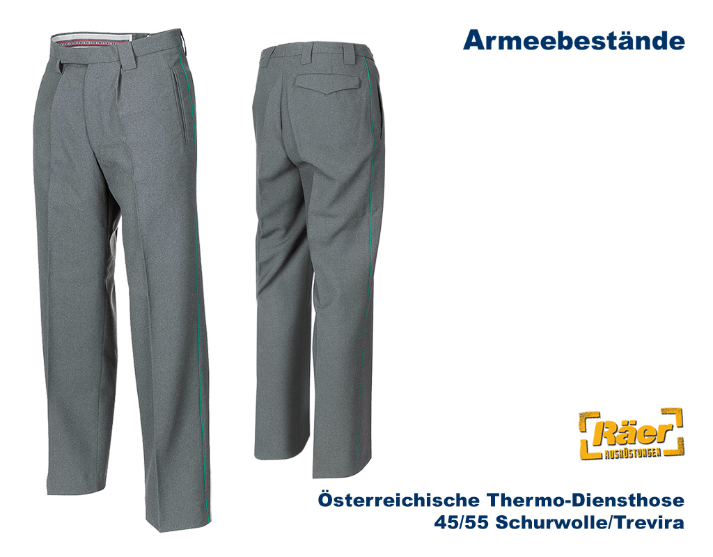 Österreichische Thermo-Diensthose, grau    A/B