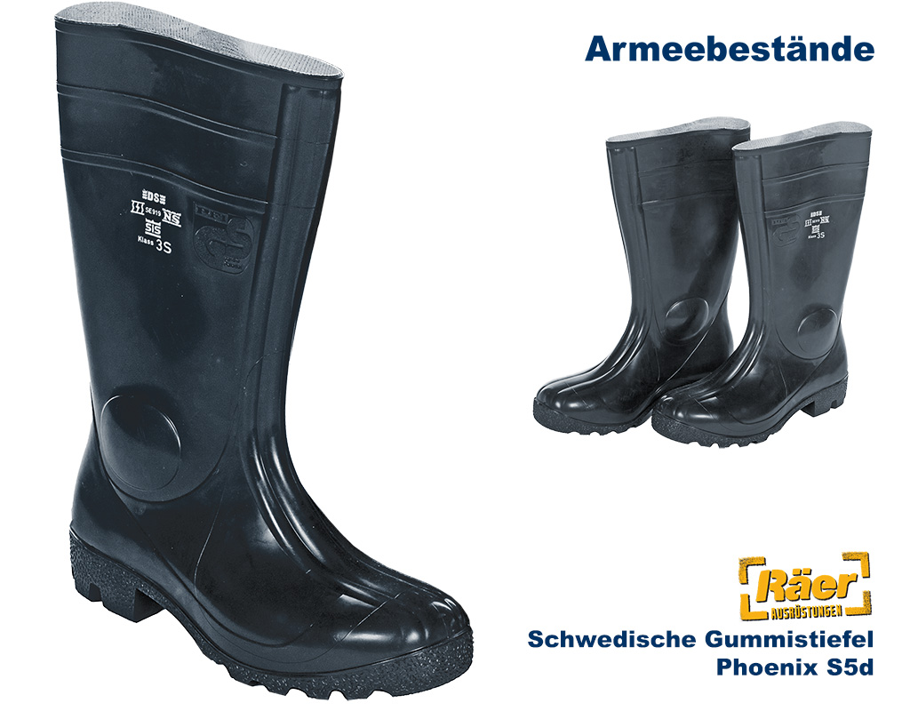 Schwedische Gummistiefel Phoenix S5 DIN4863    A/B