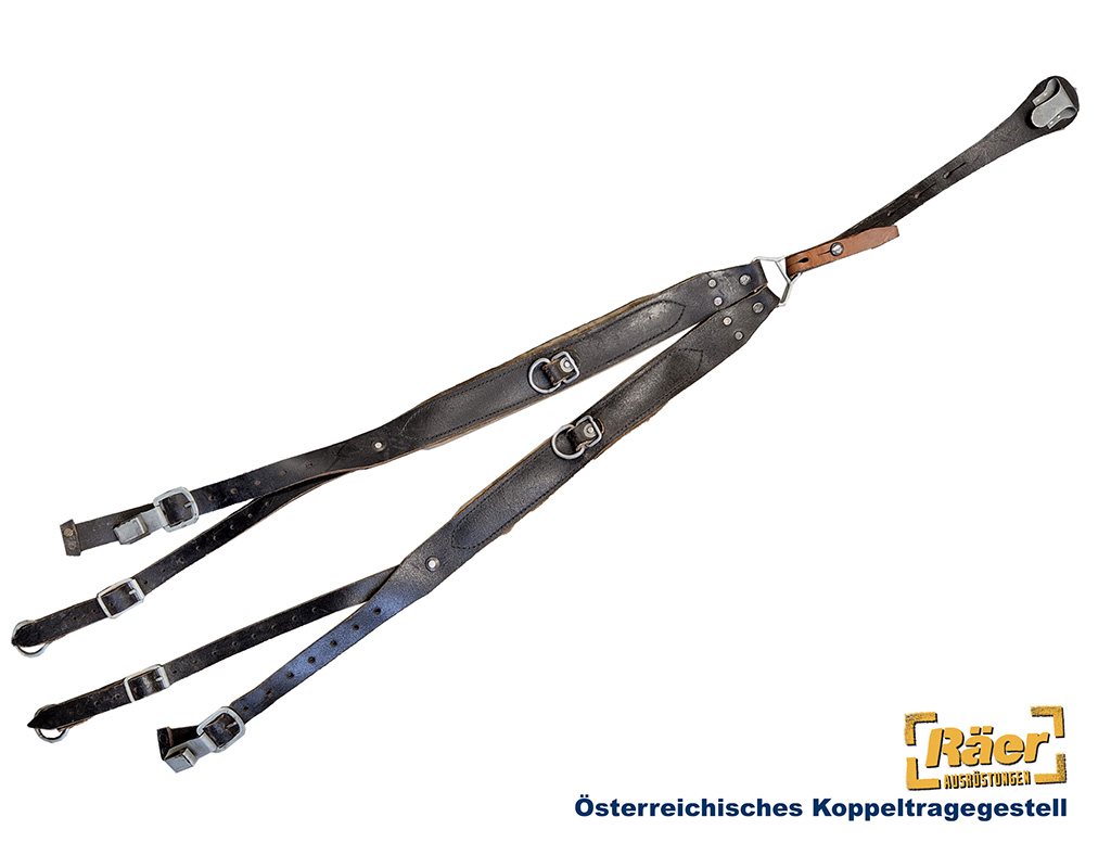 Österr. Koppeltragegestell Leder    B