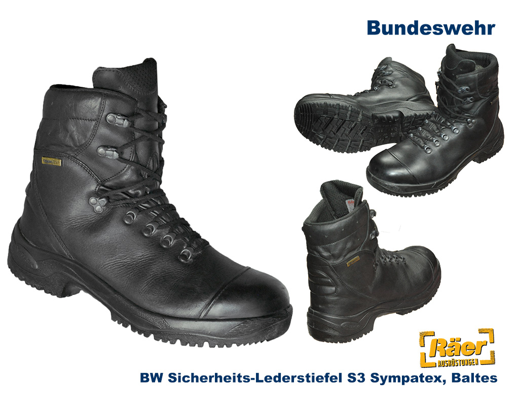 BW Sicherheitsstiefel S3, Sympatex, Baltes    B