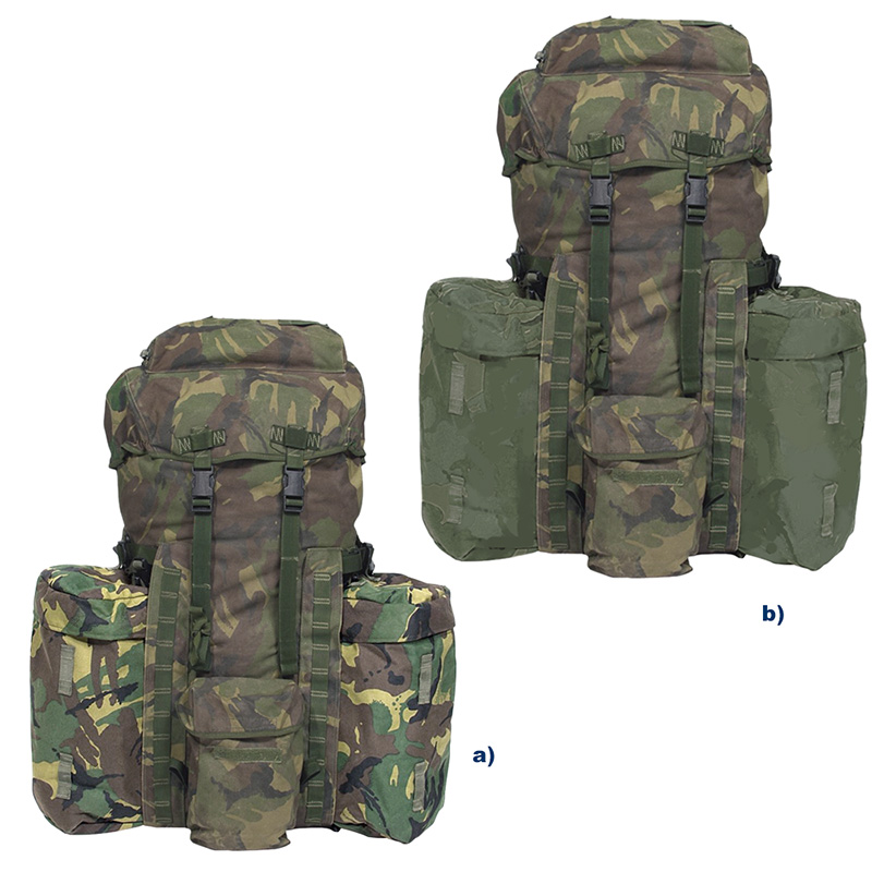 Britischer Rucksack PLCE Long, Seitent., DPM    B