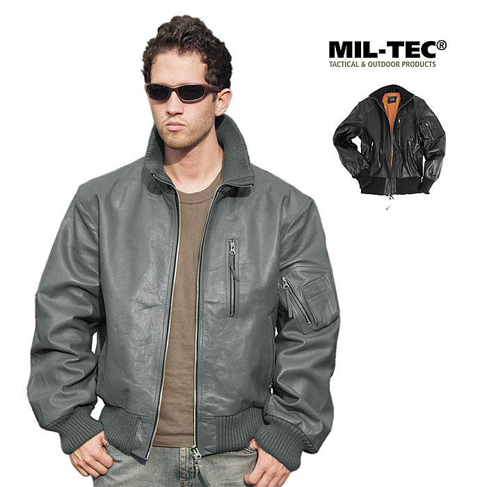 BW Fliegerlederjacke    A